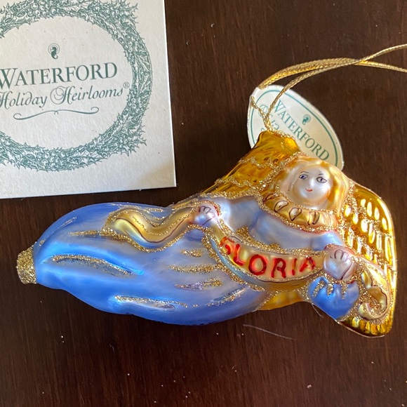 Waterford Holiday Heirlooms Glora Angel Ornament - Picture 1 of 8